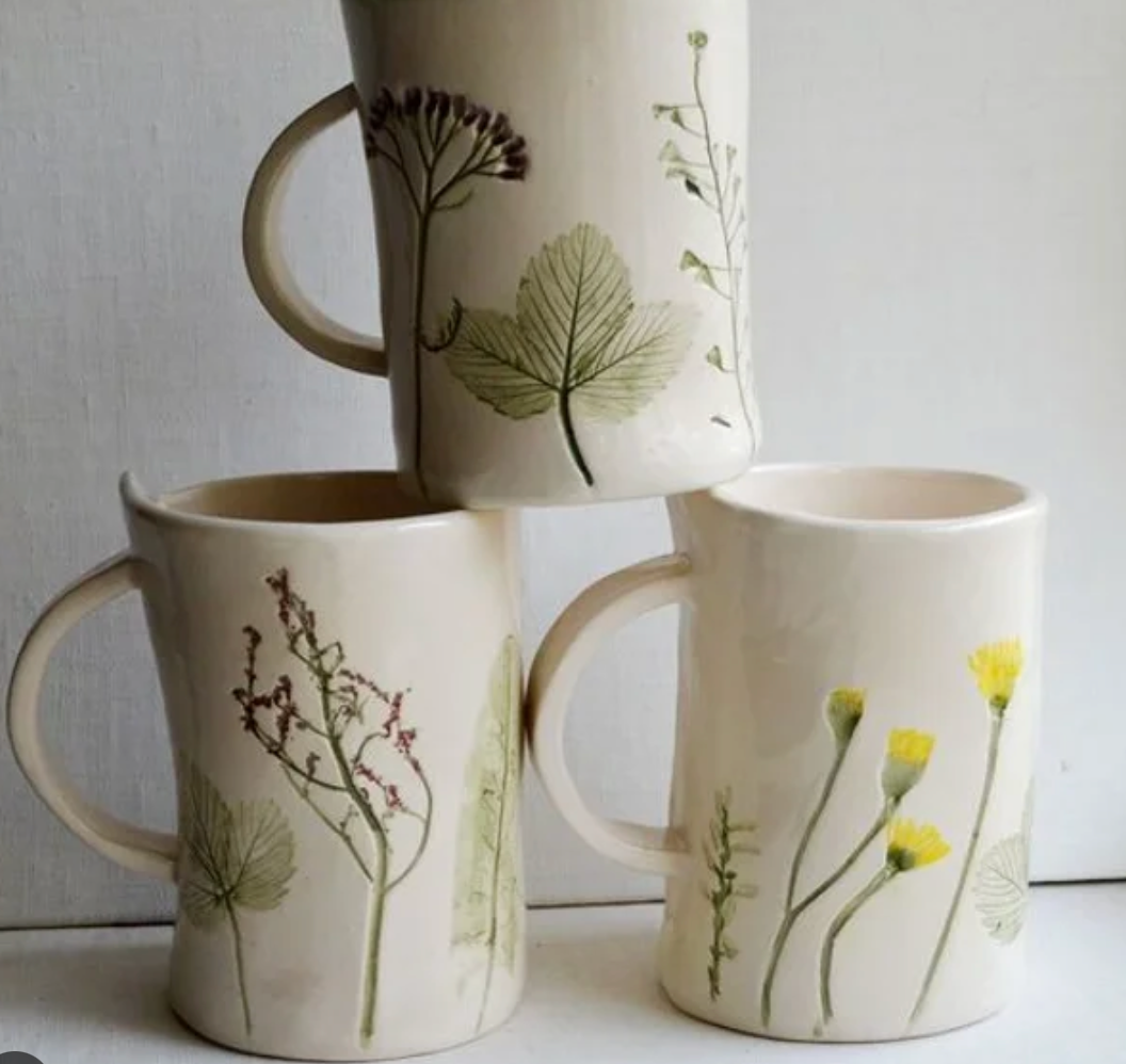 April 26th Pressed Flora Workshop - Mug Set