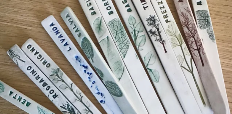 April 22nd Pressed Flora Workshop - Garden Markers and/or trinket bowls