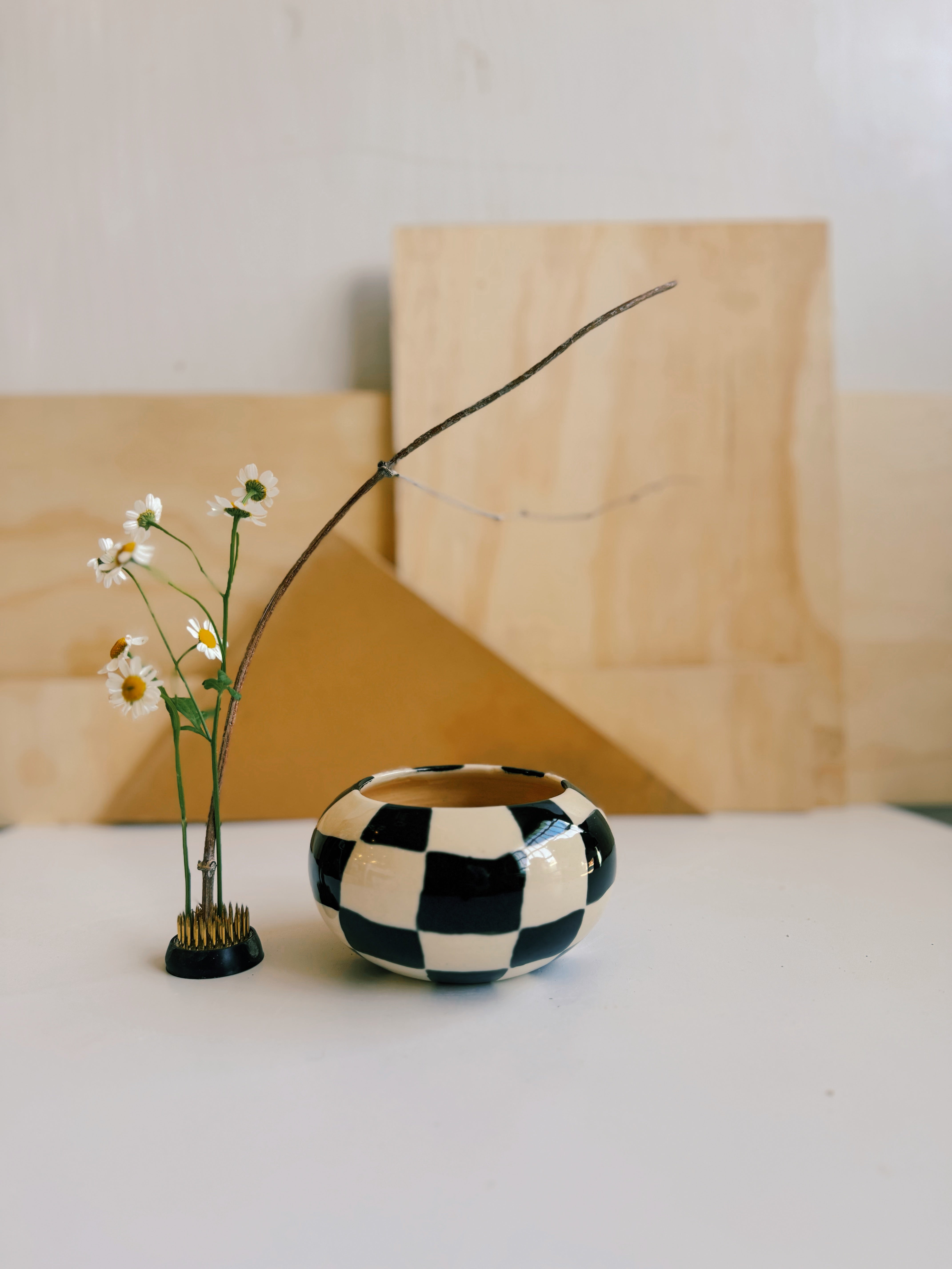 little checkered ikebana