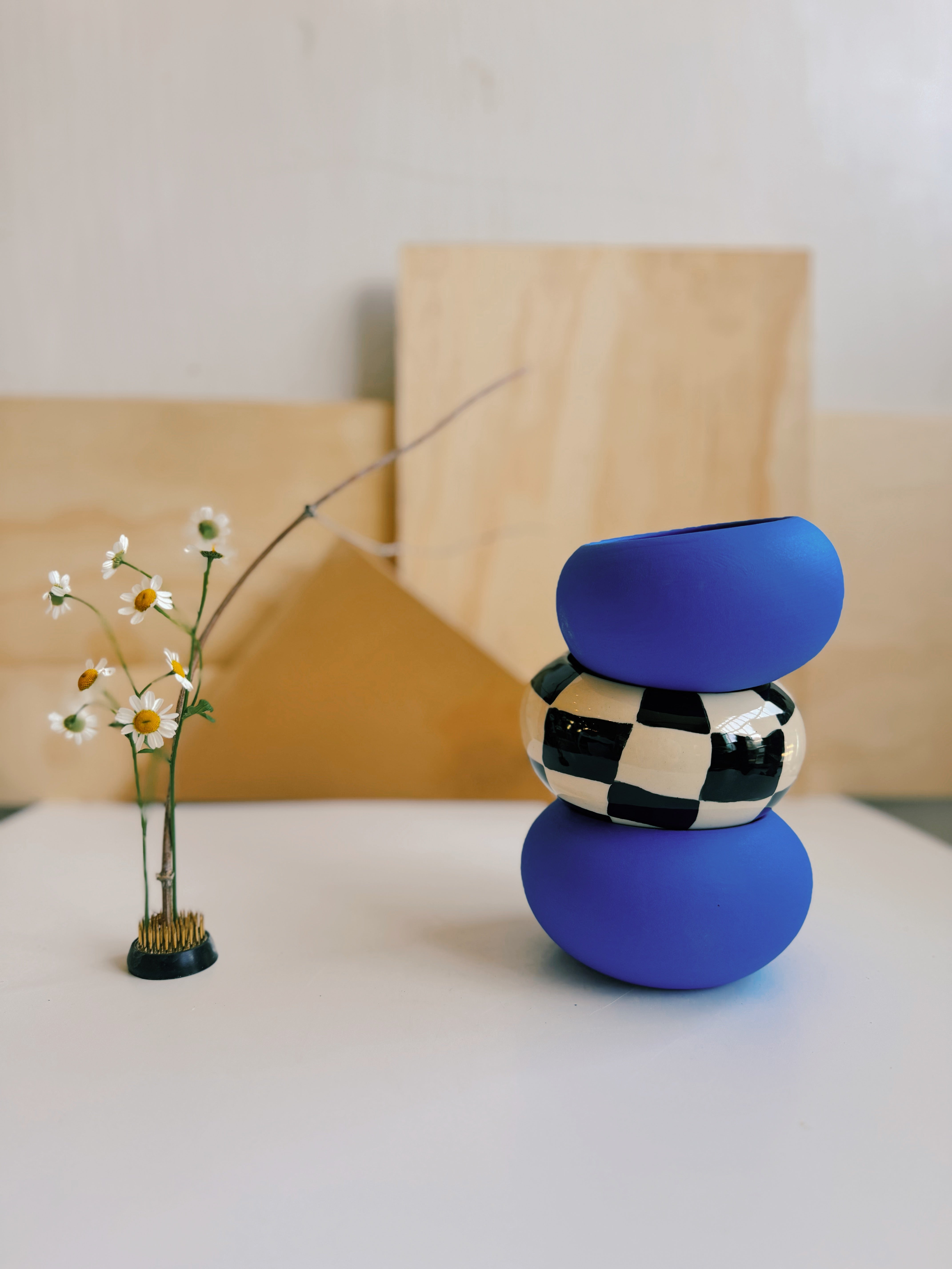 little checkered ikebana