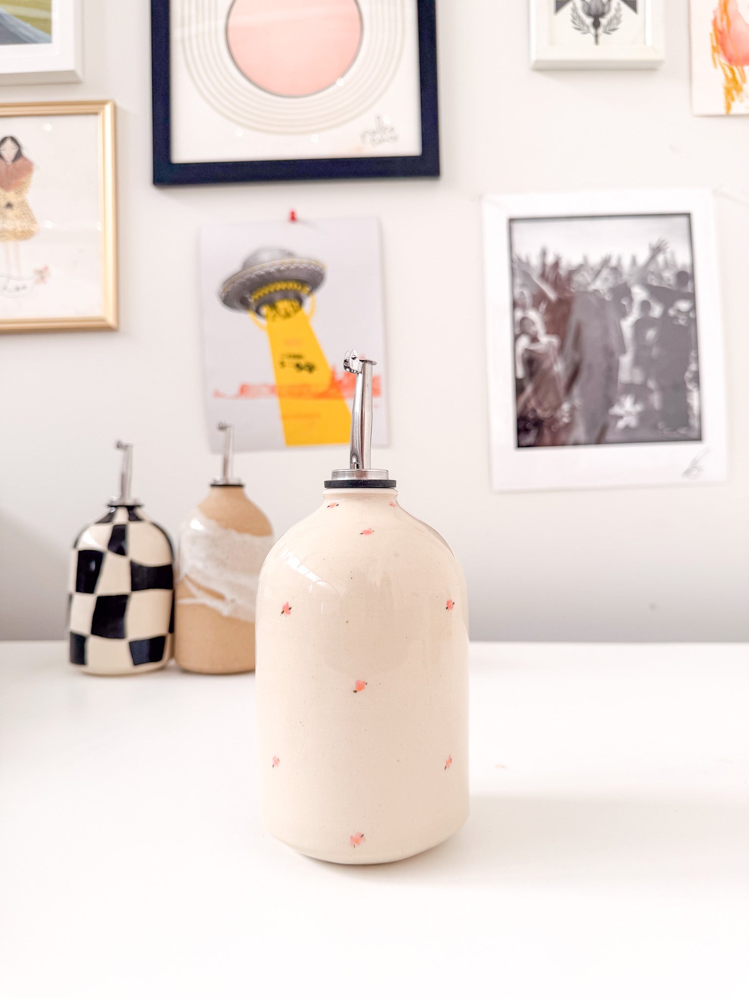 Tiny Flower Memories Oil Cruet