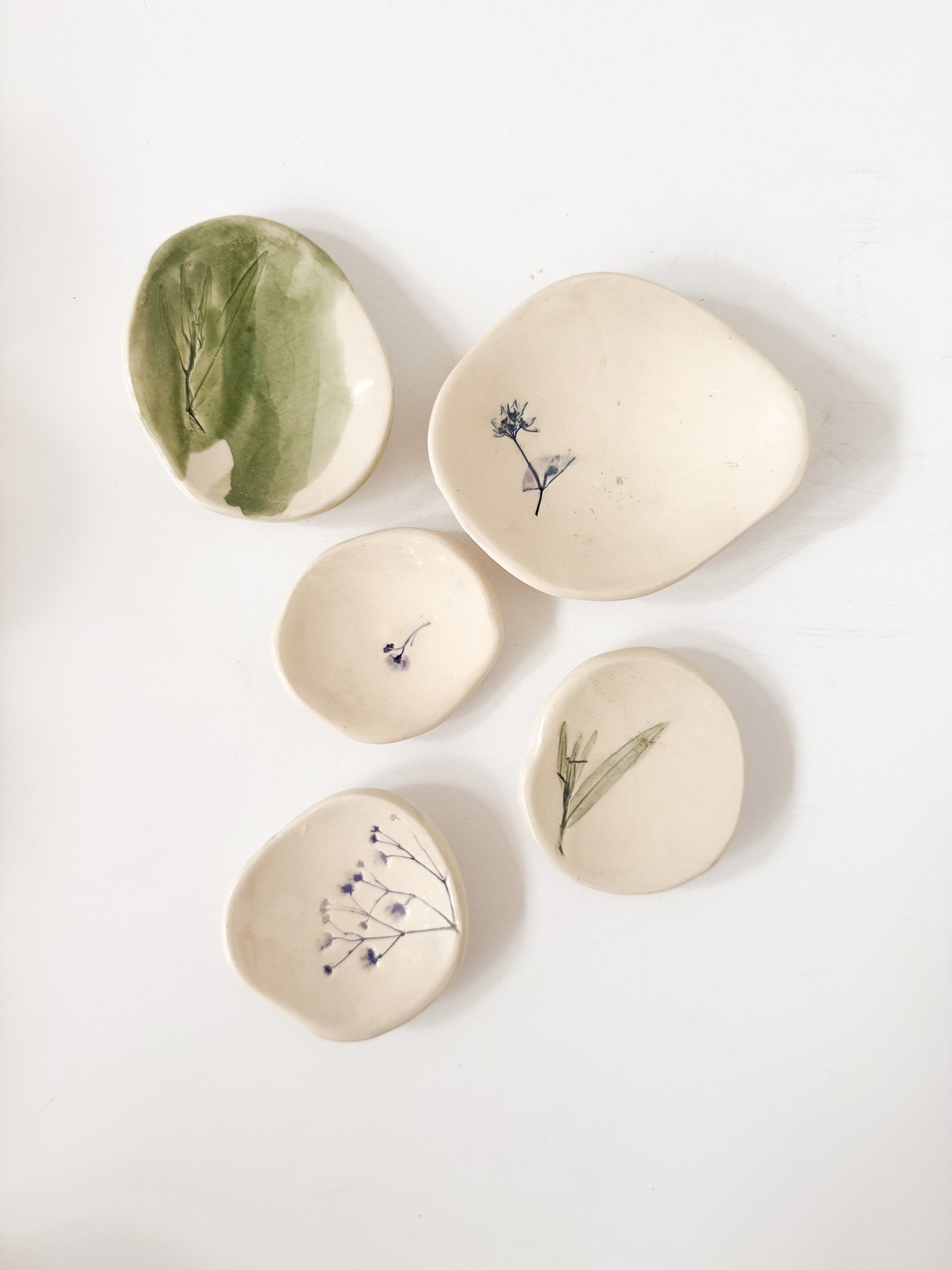 Floral little Dish Set 2
