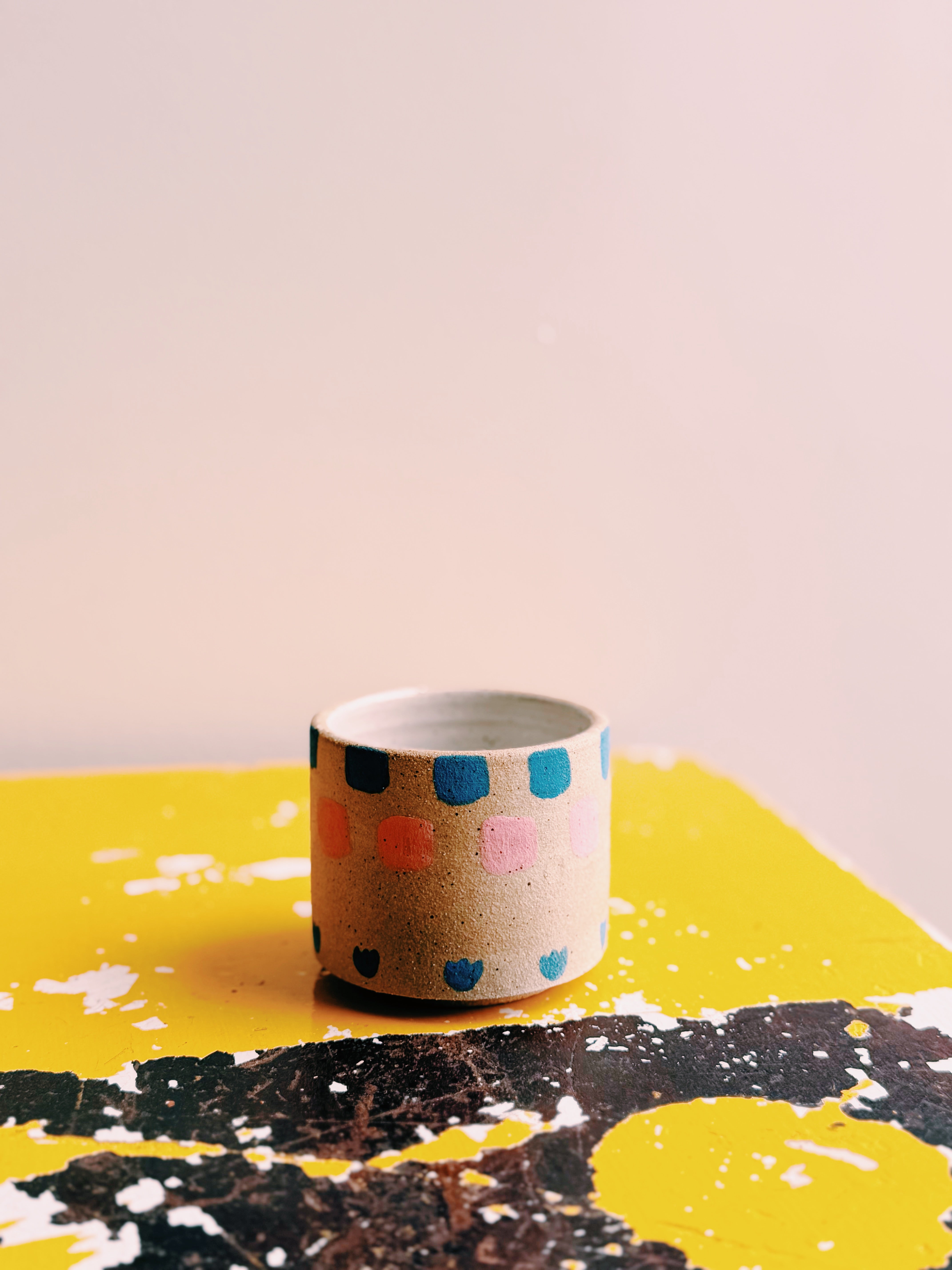 flower & square cup