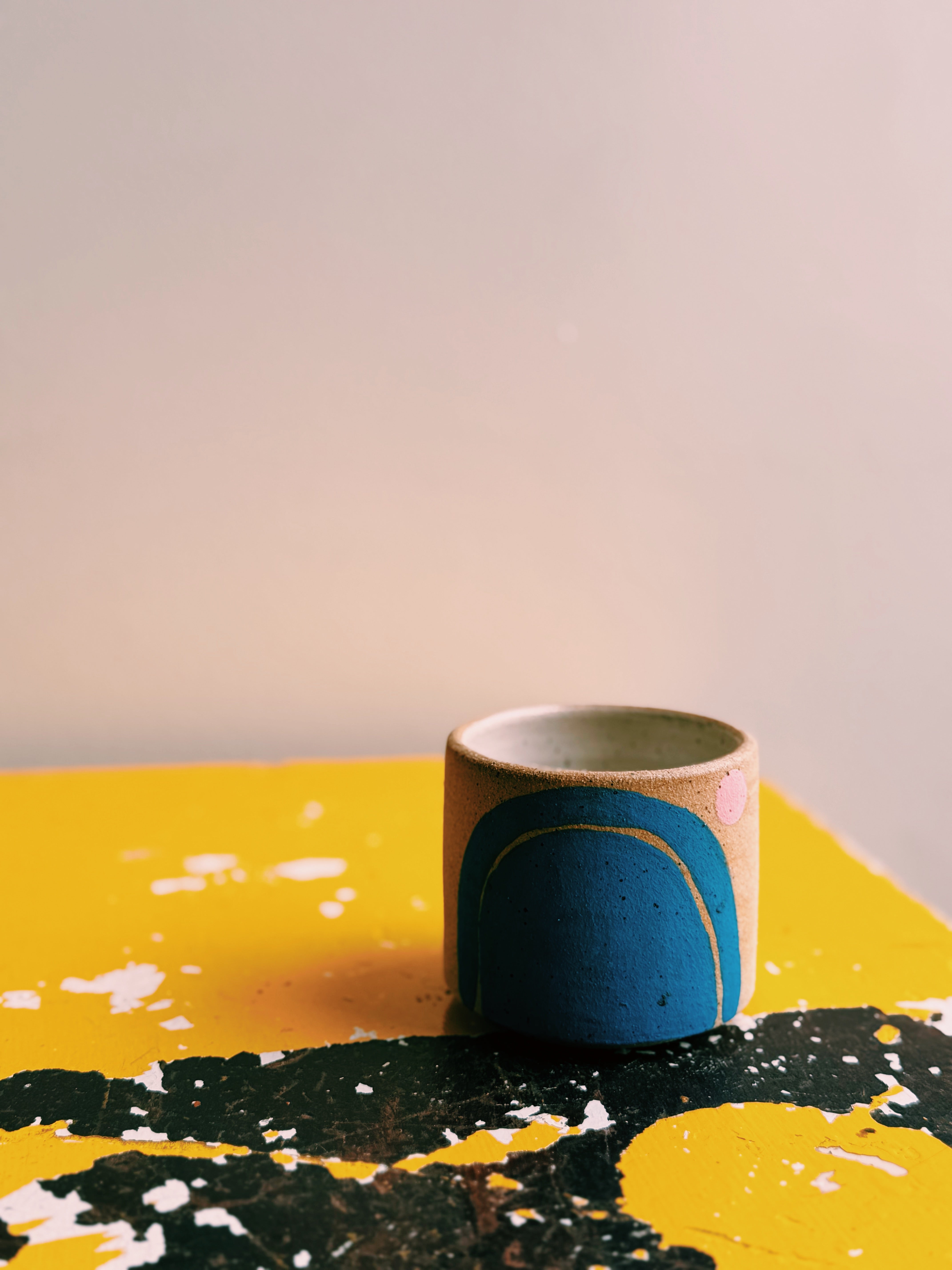 blue rainbow sun cup