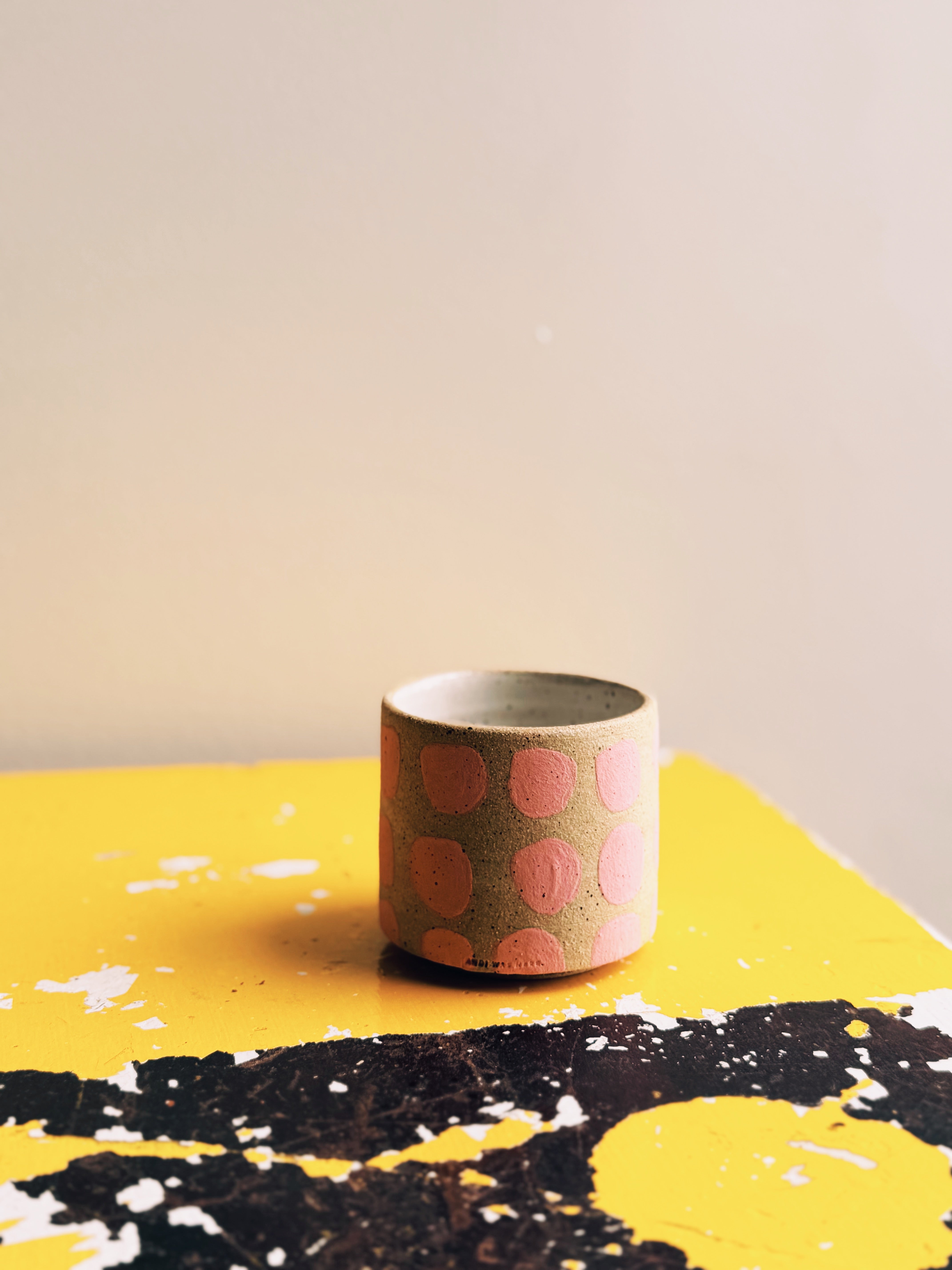 pink dot cup
