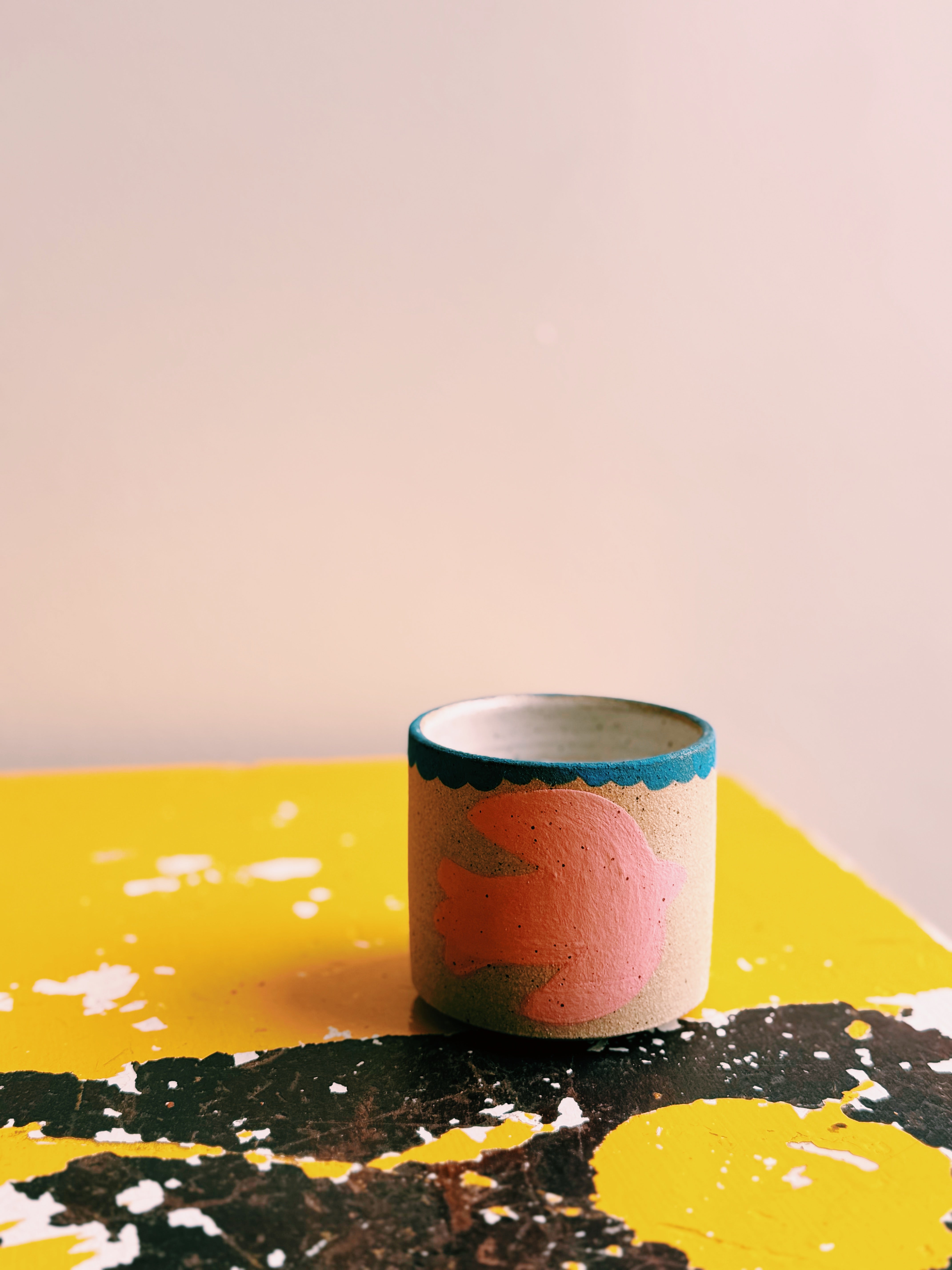 ruffled bird cup